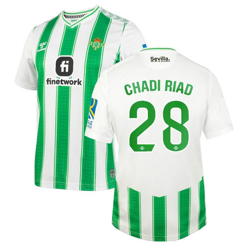 maglia chadi riad 28 real betis prima 2023-2024 uomo