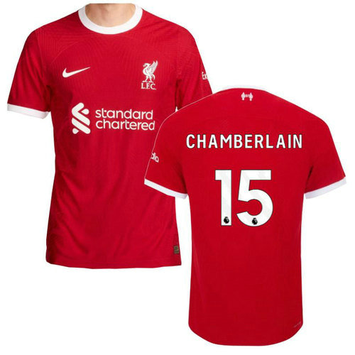 maglia chamberlain 15 liverpool prima 2023-2024 uomo