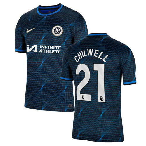 maglia chilwell 21 chelsea seconda 2023-2024 uomo