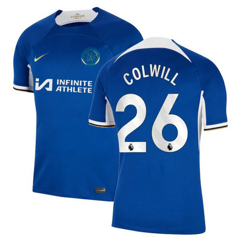 maglia colwill 26 chelsea prima 2023-2024 uomo