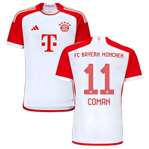 maglia coman 11 bayern münchen prima 2023-2024 uomo