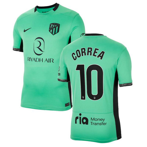 maglia correa 10 atlético madrid terza 2023-2024 uomo