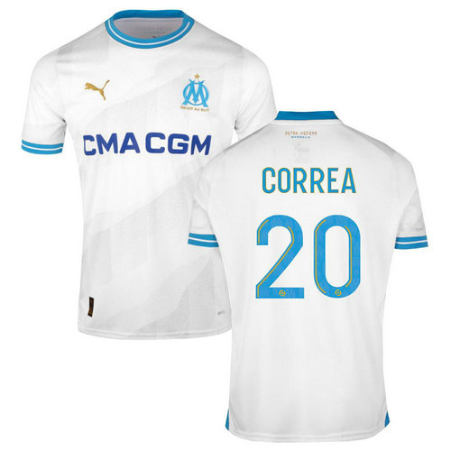 maglia correa 20 olympique marsiglia prima 2023-2024 uomo