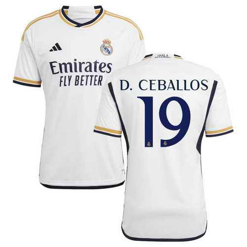 maglia d.ceballos 19 real madrid prima 2023-2024 uomo