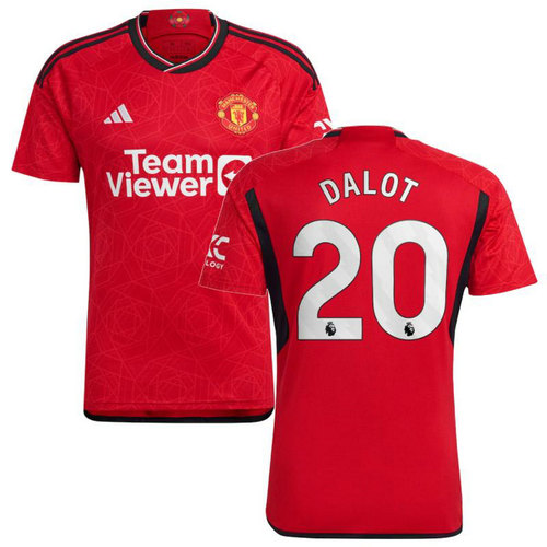 maglia dalot 20 manchester united prima 2023-2024 uomo