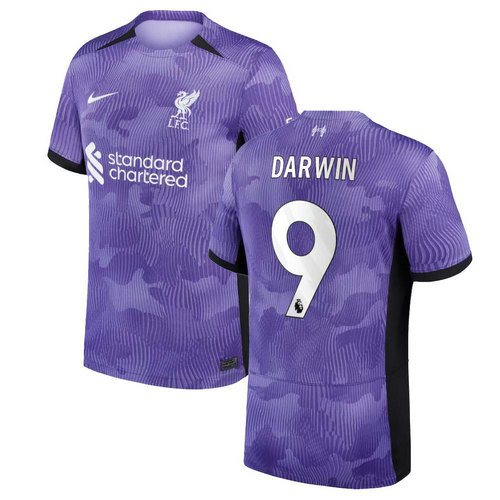 maglia darwin 9 liverpool terza 2023-2024 uomo