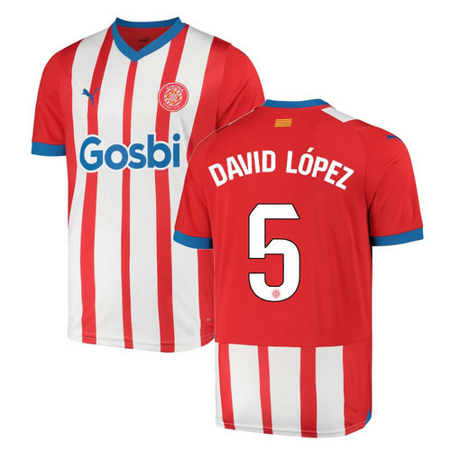 maglia david lopez 5 girona fc prima 2023-2024 uomo