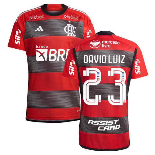 maglia david luiz 23 flamengo prima 2023-2024 uomo