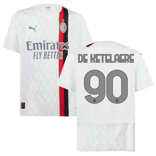 maglia de ketelaere 90 ac milan seconda 2023-2024 uomo