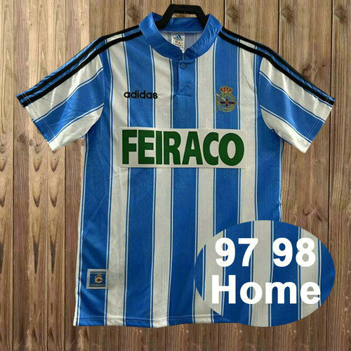 maglia deportivo la coruna prima 1997-1998 uomo