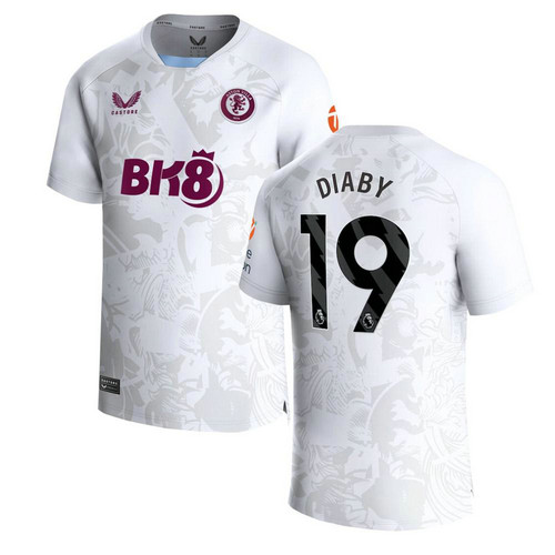 maglia diaby 19 aston villa seconda 2023-2024 uomo