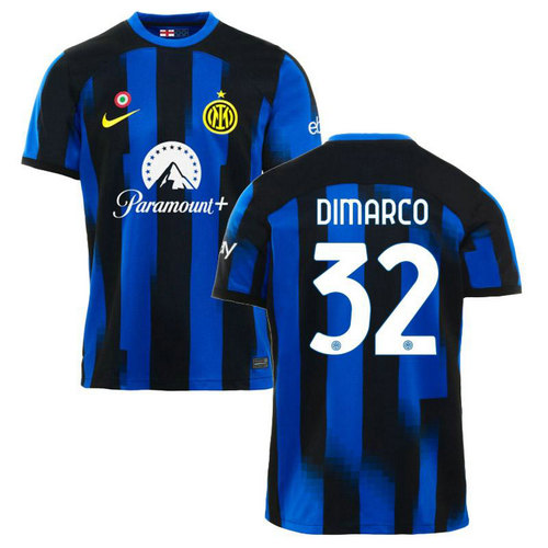 maglia dimarco 32 inter milan prima 2023-2024 uomo