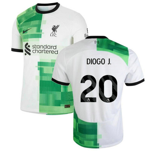 maglia diogo j 20 liverpool seconda 2023-2024 uomo