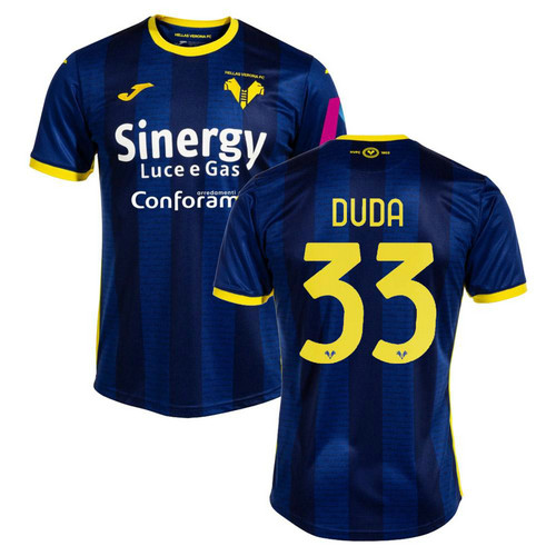 maglia duda 33 hellas verona prima 2023-2024 uomo