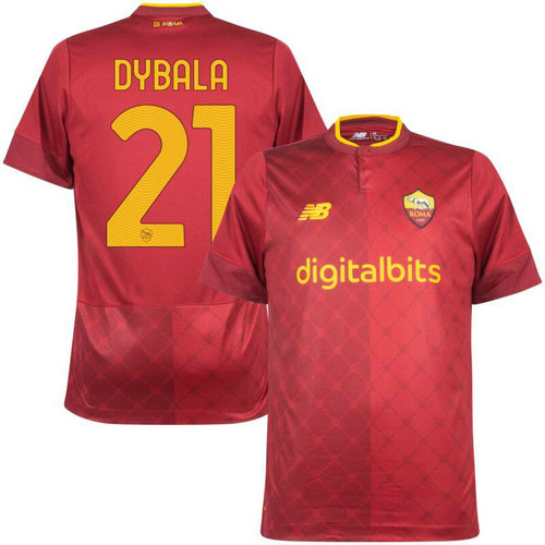 maglia dybala 21 as roma prima 2022-2023 a poco prezzo uomo