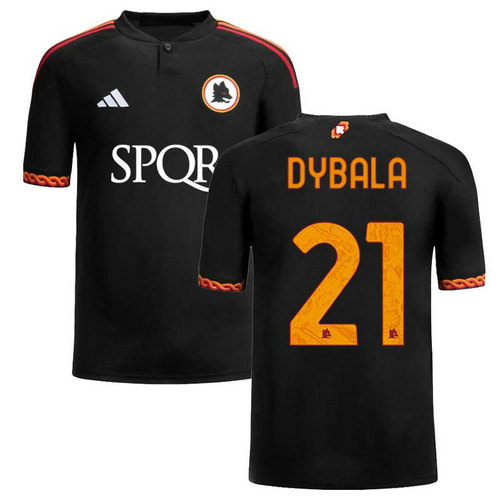 maglia dybala 21 as roma terza 2023-2024 uomo