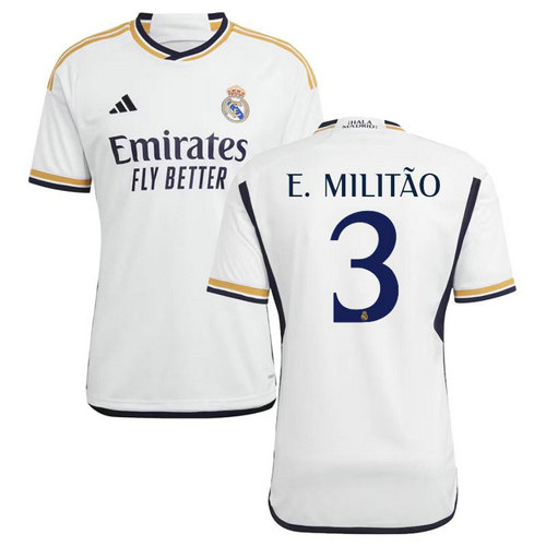 maglia e.militao 3 real madrid prima 2023-2024 uomo