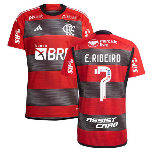 maglia e.ribeiro 7 flamengo prima 2023-2024 uomo