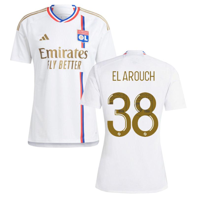 maglia el_arouch 38 lyon prima 2023-2024 uomo