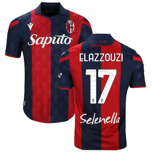 maglia elazzouzi 17 bologna prima 2023-2024 uomo