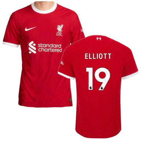 maglia elliott 19 liverpool prima 2023-2024 uomo