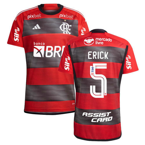 maglia erick 5 flamengo prima 2023-2024 uomo