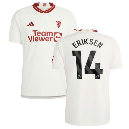 maglia eriksen 14 manchester united terza 2023-2024 uomo