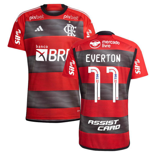 maglia everton 77 flamengo prima 2023-2024 uomo