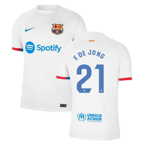 maglia f. de jong 21 barcellona seconda 2023-2024 uomo