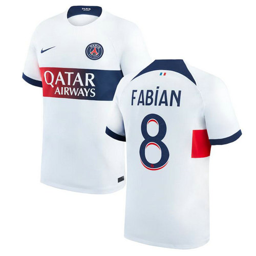 maglia fabian 8 paris saint germain seconda 2023-2024 uomo