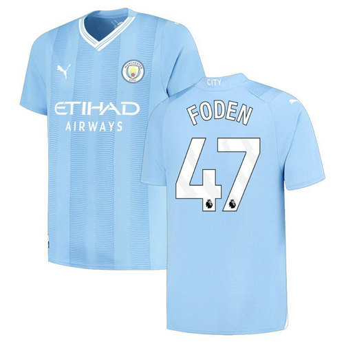 maglia foden 47 manchester city prima 2023-2024 uomo