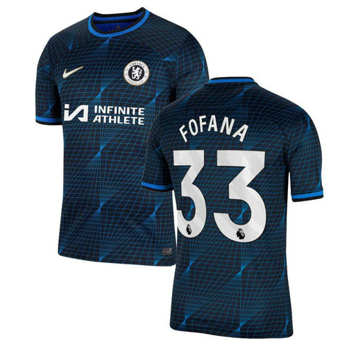 maglia fofana 33 chelsea seconda 2023-2024 uomo