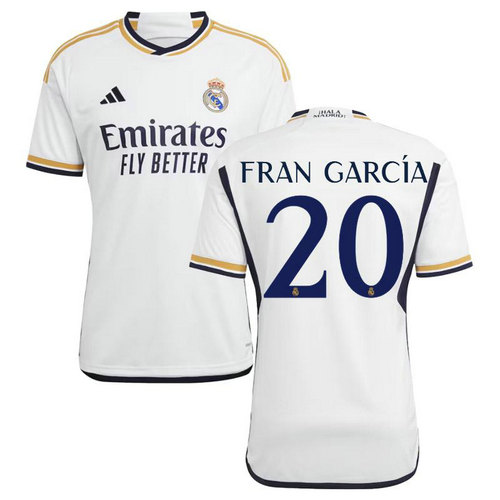 maglia fran garcia 20 real madrid prima 2023-2024 uomo