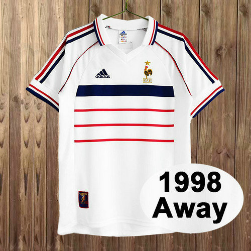 maglia francia seconda 1998 uomo