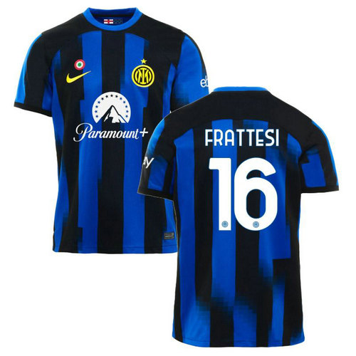 maglia frattesi 16 inter milan prima 2023-2024 uomo