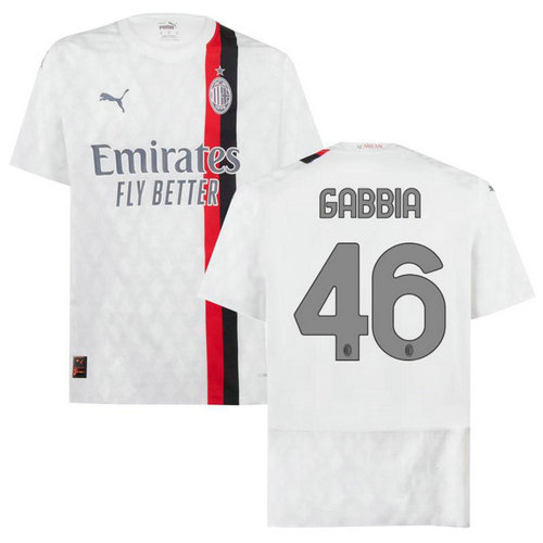 maglia gabbia 46 ac milan seconda 2023-2024 uomo