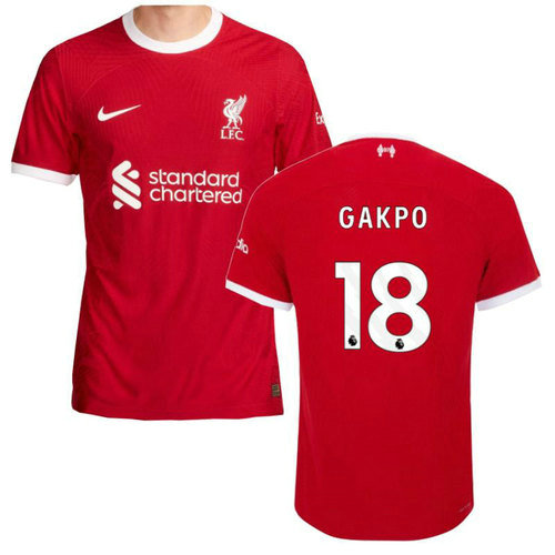 maglia gakpo 18 liverpool prima 2023-2024 uomo