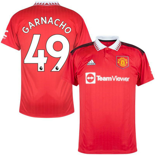 maglia garnacho 49 manchester united prima 2022-2023 a poco prezzo uomo