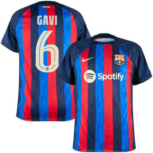 maglia gavi 6 barcellona prima 2022-2023 a poco prezzo uomo