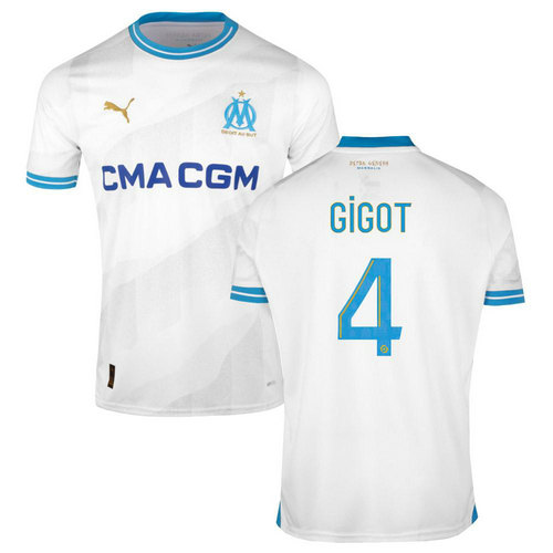 maglia gigot 4 olympique marsiglia prima 2023-2024 uomo