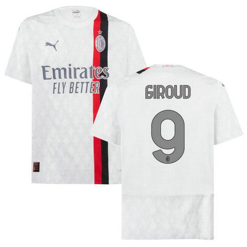 maglia giroud 9 ac milan seconda 2023-2024 uomo