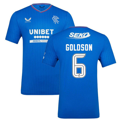 maglia goldson 6 glasgow rangers prima 2023-2024 uomo