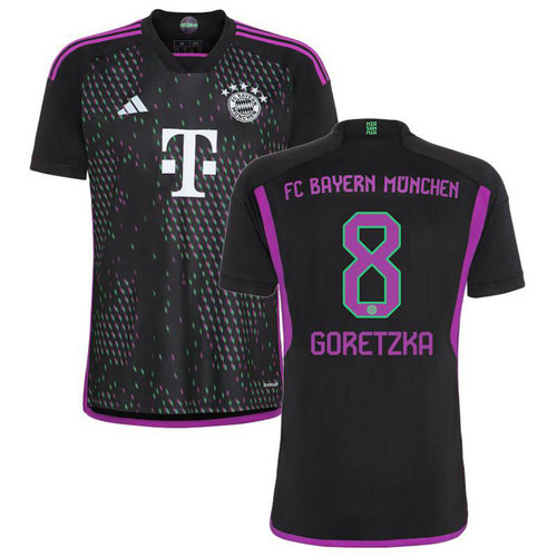 maglia goretzka 8 bayern münchen seconda 2023-2024 uomo