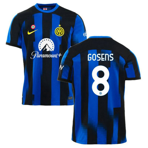 maglia gosens 8 inter milan prima 2023-2024 uomo