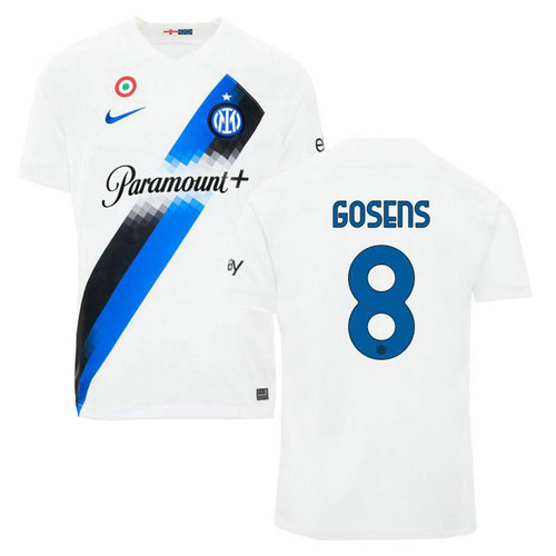 maglia gosens 8 inter milan seconda 2023-2024 uomo