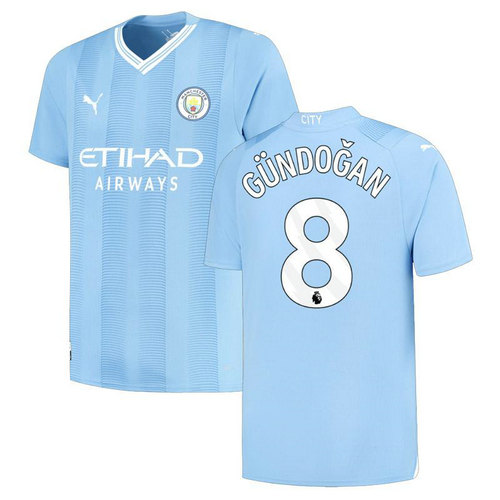 maglia gundogan 8 manchester city prima 2023-2024 uomo