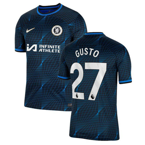 maglia gusto 27 chelsea seconda 2023-2024 uomo