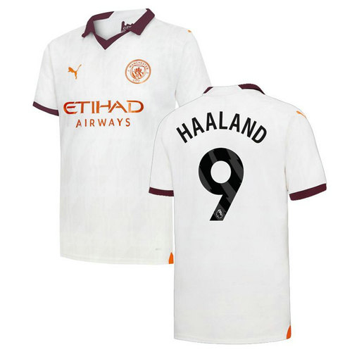 maglia haaland 9 manchester city seconda 2023-2024 uomo