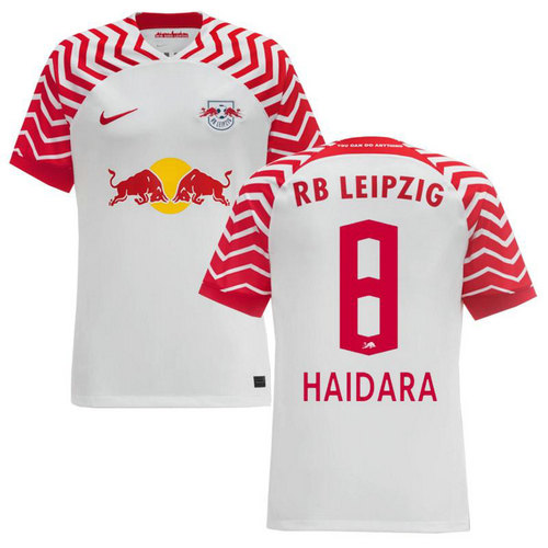 maglia haidara 8 rb leipzig prima 2023-2024 uomo