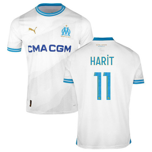 maglia harit 11 olympique marsiglia prima 2023-2024 uomo